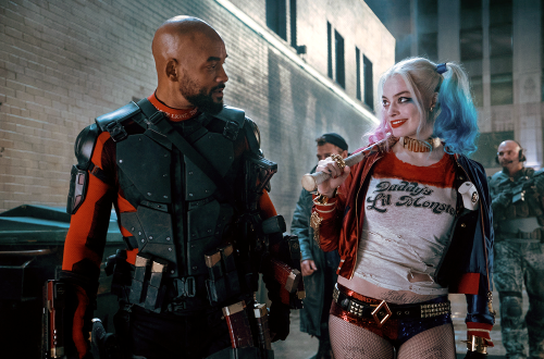 dailydccu: Will Smith and Margot Robbie as Deadshot and Harley Quinn in ‘Suicide Squad’