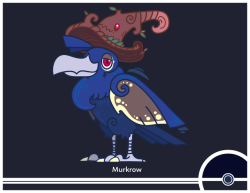 cosmopoliturtle:  Pokemon Redesign #198 - Murkrow