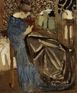 Womeninarthistory:a Seamstress, 1892, Edouard Vuillard