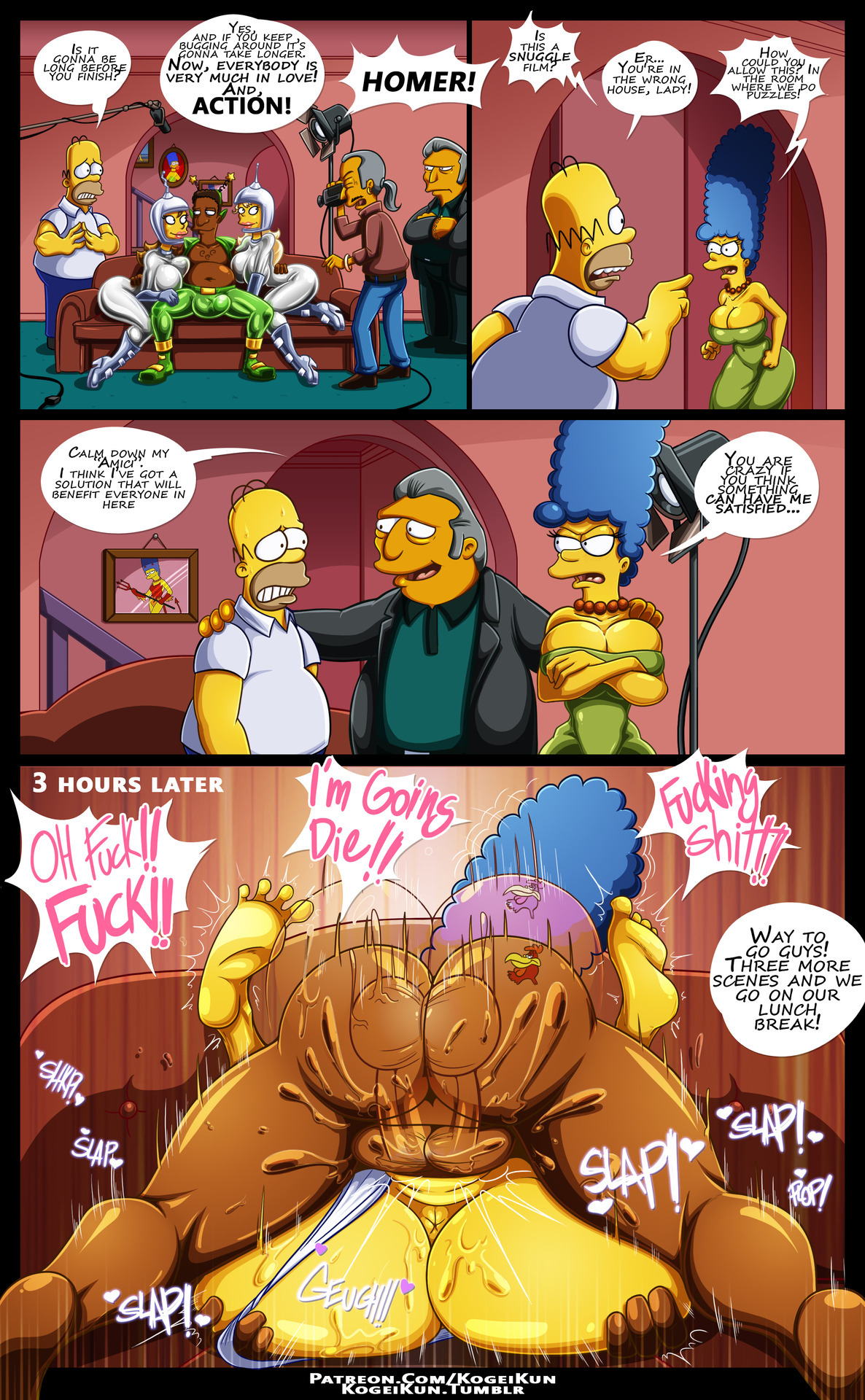 kogeikun:     Gift For Patreons. Based on chapter 1 of season 17 of the Simpsons