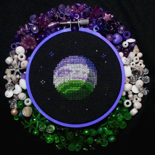 snootyfoxfashion:LGBTQ+ Planet Cross Stitch Patterns from Mathysphere Gay / Transgender / BisexualPa