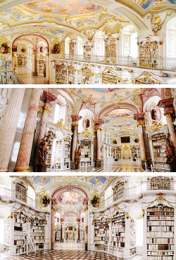 inthecoldlightofmorning:  Library Porn  Admont Abbey Library, Austria   