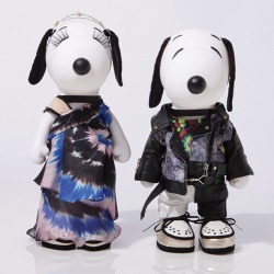 officialrodarte:  Rodarte’s Custom Outfits for the Snoopy and Belle In Fashion Exhibit at the New Museum. 