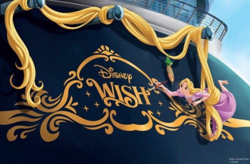 Disney Wish, la nave di Rapunzel, arriverà nel 2022
