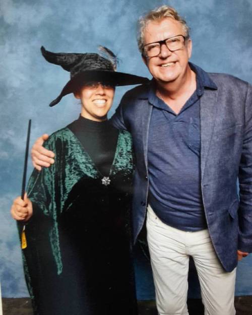 I (briefly) met Mark Williams today and he was lovely! #MarkWilliams #ArthurWeasley #HarryPotter #lf