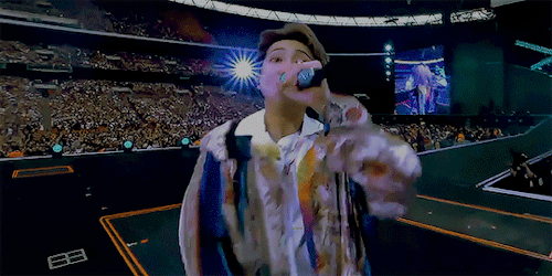 cyanjoon:namjoon birthday weekday 5: performing → trivia: love stages(cr. qdeoks, dwelli