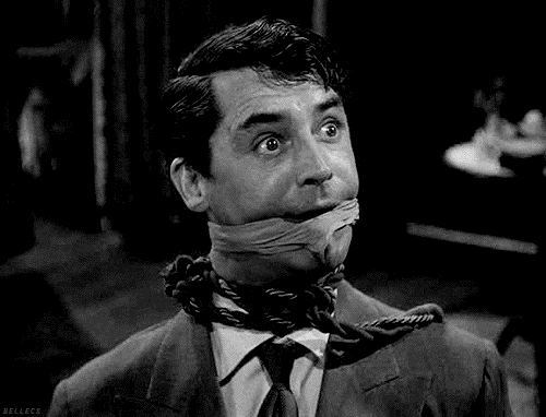 unpretty: cary grant’s face in arsenic and old lace is honestly a treasure not