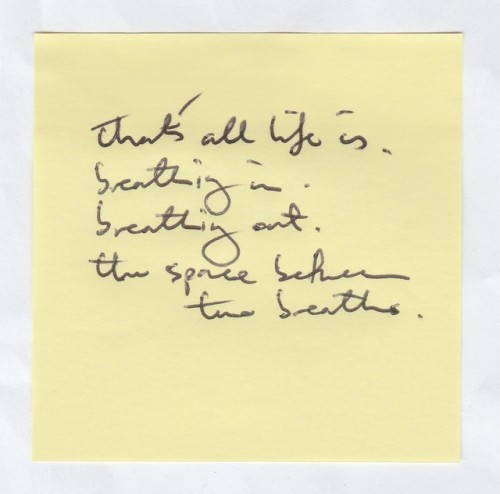 That’s all life is. Breathing in. Breathing out. The space between two breaths // Leah Raeder.