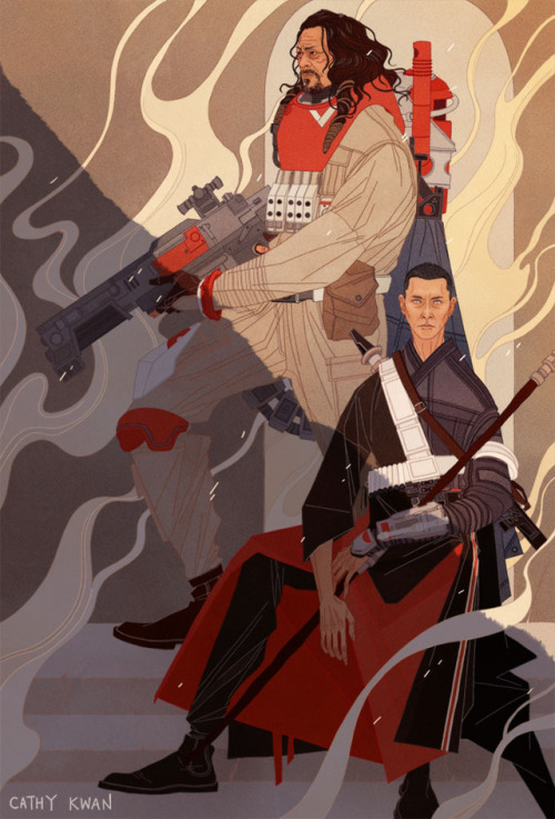 completelycathy:Chirrut Îmwe &amp; Baze Malbus from Rogue One.