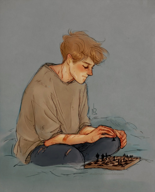 atalienart:Remus and chess u.u