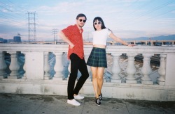 americanapparel:  Kyung and Ulysse date looks