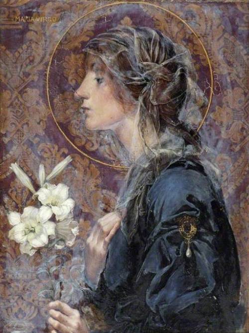 pintoras: May Louise Greville Cooksey (English, 1878 - 1943): Maria Virgo (1915) (via The Athenaeum)