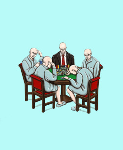 xombiedirge:  Hitman Poker by Kiersten