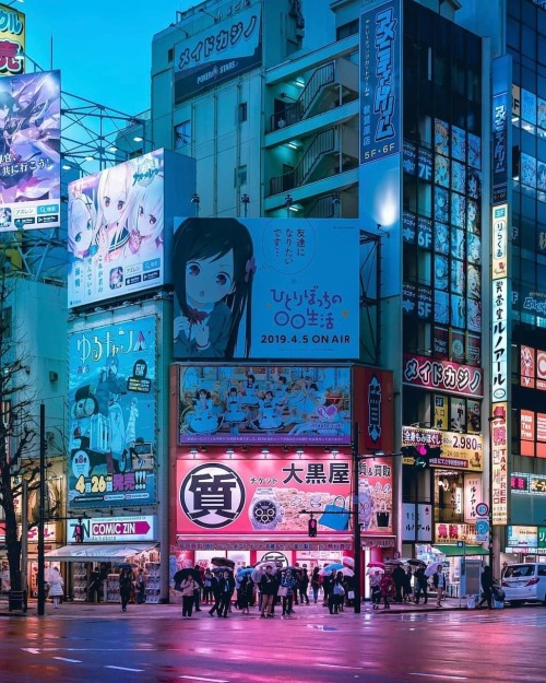 Akihabara Neon Overload ☔//Tag someone you would want to take here.Most of my photos are available i