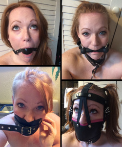 kittydenied:  Rule: “-While not sucking you are immediately to be gagged if not needed for other things, and once ungagged you are expected to immediately start sucking.”Gags serve an important purpose for me as a mouth fuckhole. Most of my training