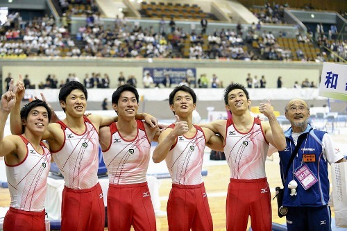 Team Wakayama win the National Sports Festival 2015From the left,Yuta Kusukawa 楠川雄太Kaiki Shibata&nbs