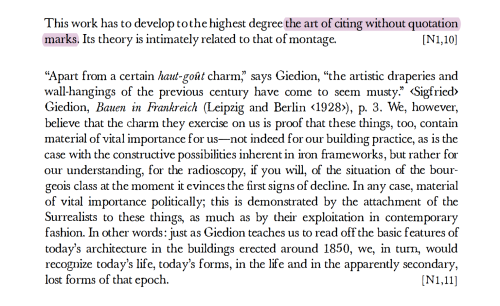 Walter Benjamin, The Arcades Project (c.1927–40)