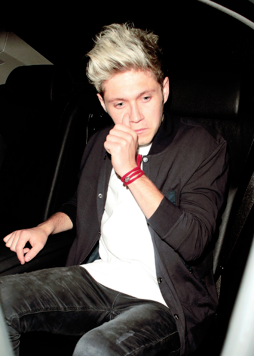 blamestyles:  Niall attending a photocall to launch the David Beckham for H&amp;M