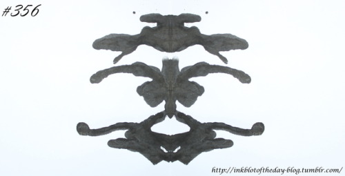 Inkblot #356Instructions: Tell me what you see.-Enjoy(Yesterday’s blot - Today’s blot wi