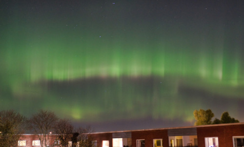 Aurora from my apartment in Sweden