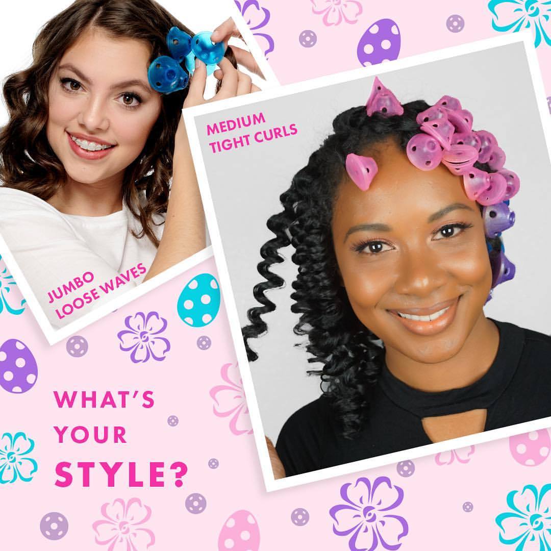 Spoolies® Hair Curlers — Do you like soft waves or tight ringlets? Spoolies ...