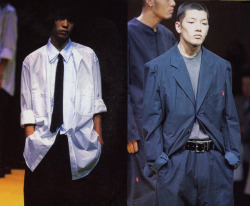 archivings: Yohji Yamamoto pour Homme Spring/Summer