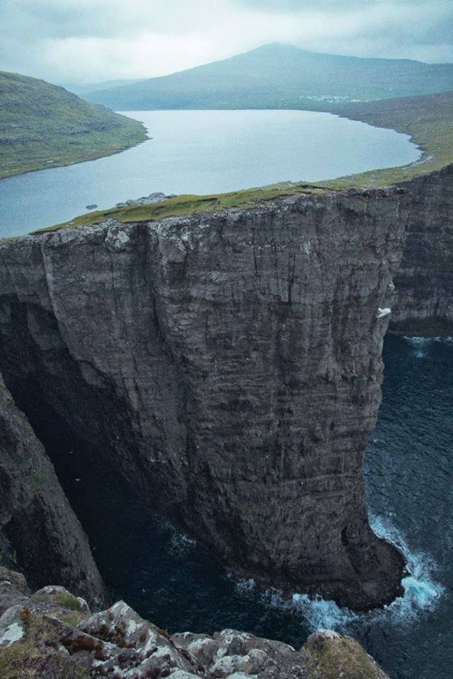 Lake Sorvagsvatn in the Faroe Islands