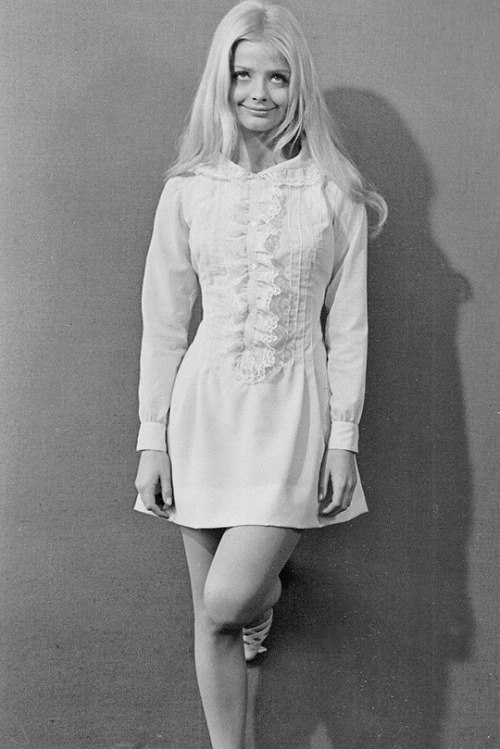 Ewa Aulin in a promotional image for Candy (1968)