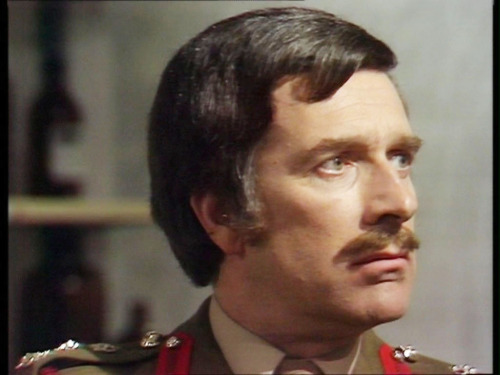 Doctor Who: RobotThe Brigadier and Sergeant BentonBRIGADIER: What the blazes were you thinking of, M