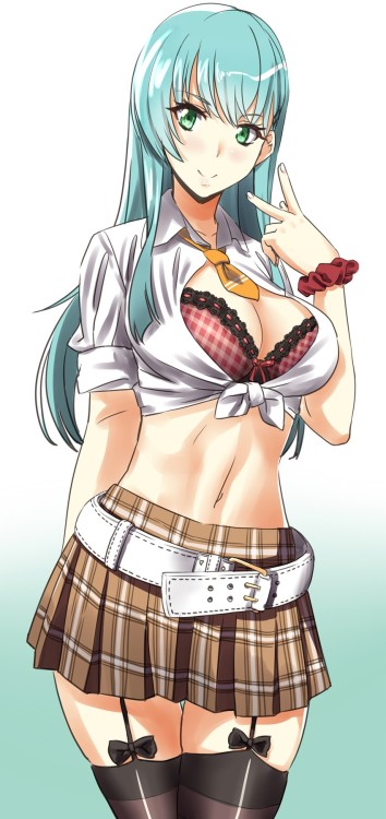 Porn photo (via suzuya (kantai collection) drawn by