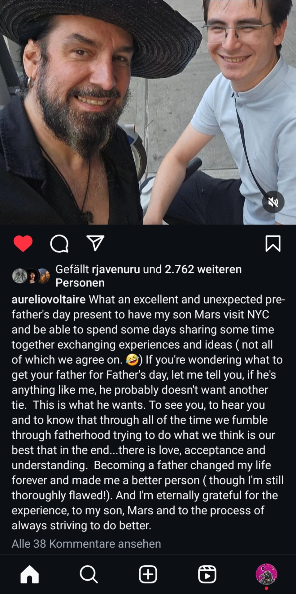 New Content Of Aurelio Voltaire And His Son Mars For Father's Day!!!