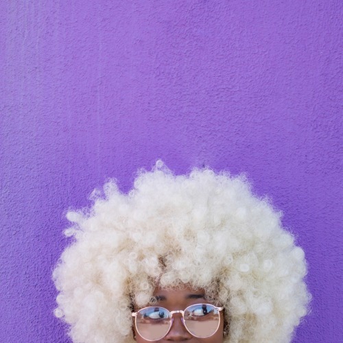 theafricanunicorn:Purple + Afro = Magic @cynthianyongesa