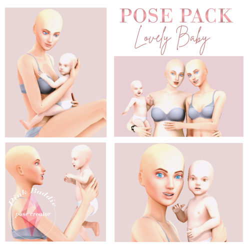 Sims 4 Pose Pack: Lovely Baby (toddler size short)More info on my blog!For early acess, exclusive po