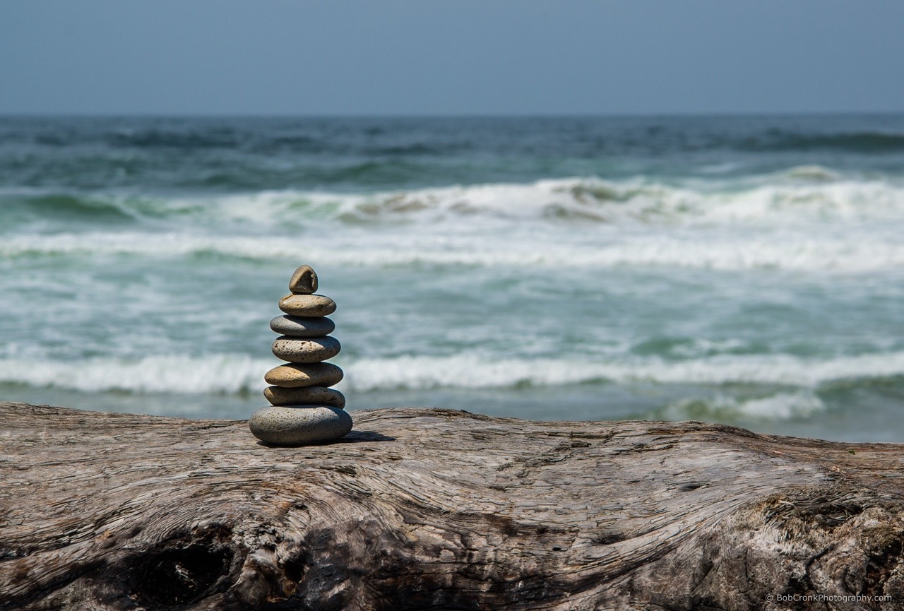 bobcronkphotography:  A Balanced Life - As seen at Lost Boy Beach on the Oregon coast.