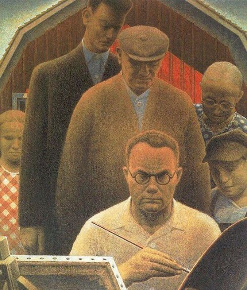 Return From Bohemia  Grant Wood