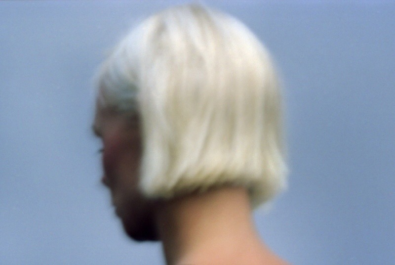 williamhackerphoto:  Blonde haired girl on 7th avenue   Manhattan, New York, 2014