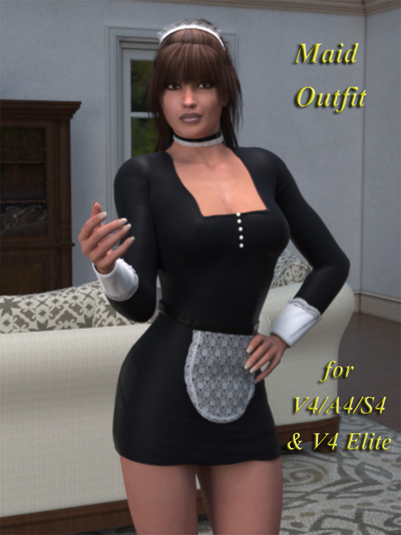 Maid Outfit For V4nspired by drawings from the 1950&rsquo;s and more modern recreations,