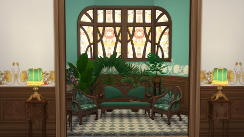 Art Nouveau Part III: Arte Nova livingroom setMy Art nouveau journey has come to a close for now, I 