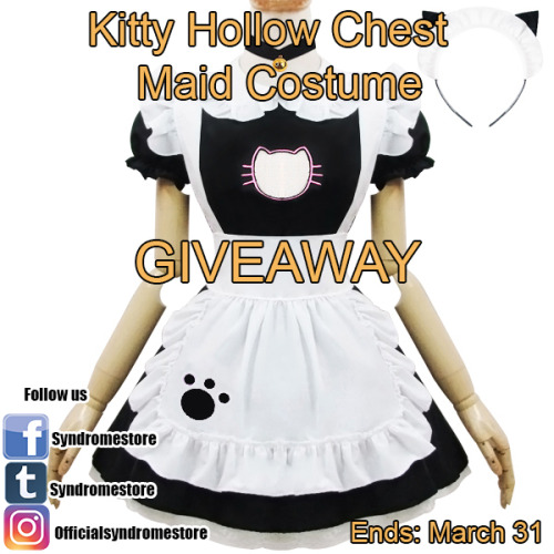 syndromestore: Kitty Hollow Chest GIVEAWAY!! A winner will be picked on March 31 ~ If the winner has