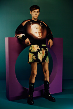 vanityandplasticbitch:  homme–models:  Sebastian Ahman for Wonderland. Bow, London. 2013 