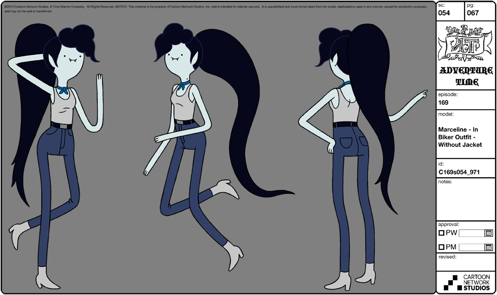 selected model sheets from Princess Day lead character &amp; prop designer - Matt