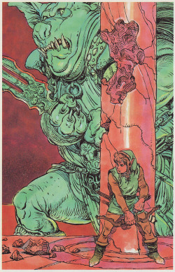 Devilonadinosaur:  Katsuya Terada Illustrates The Legend Of Zelda Way Back When For