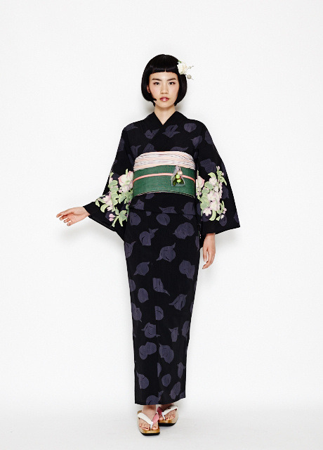 Modern furisode and kimono collections by Furifu, 2014-2015