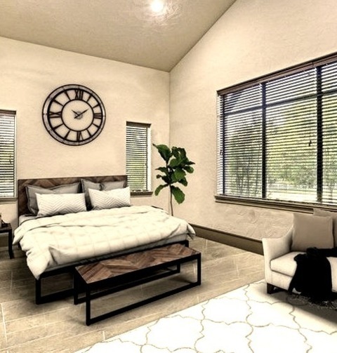 Guest Bedroom HoustonInspiration For A Huge Transitional Guest Ceramic Tile And Beige Floor Bedroom Remodel