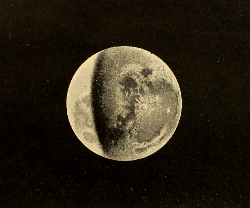 nemfrog:“The moon partially eclipsed.” A Study of the Sky. 1906. Frontispiece, detail.