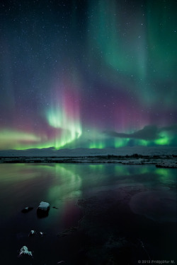 etherealvistas:  Night color (Iceland) by