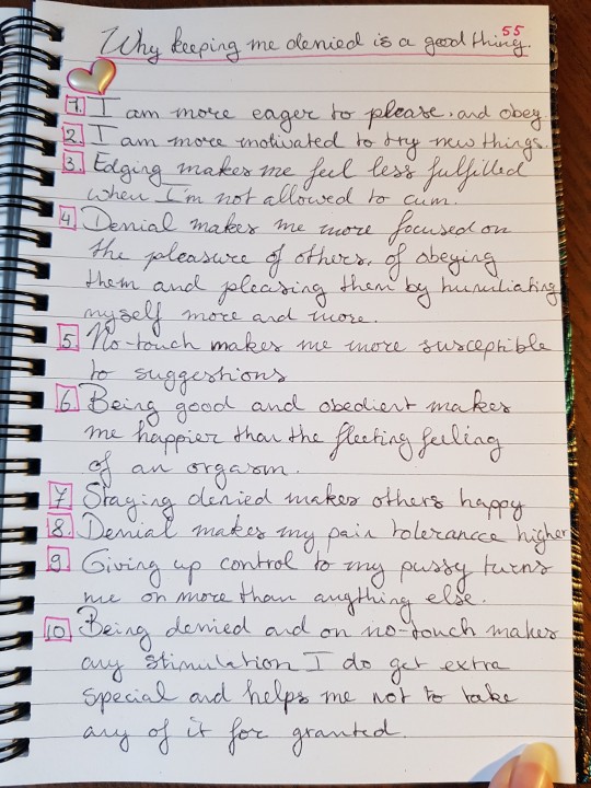 verysecretlykinky:A task I was assigned today brought me to some realisations, especially after some gruelling and painful touchingI really do enjoy denial, and what it does for me and for the others involved. I’m so grateful to for the opportunity