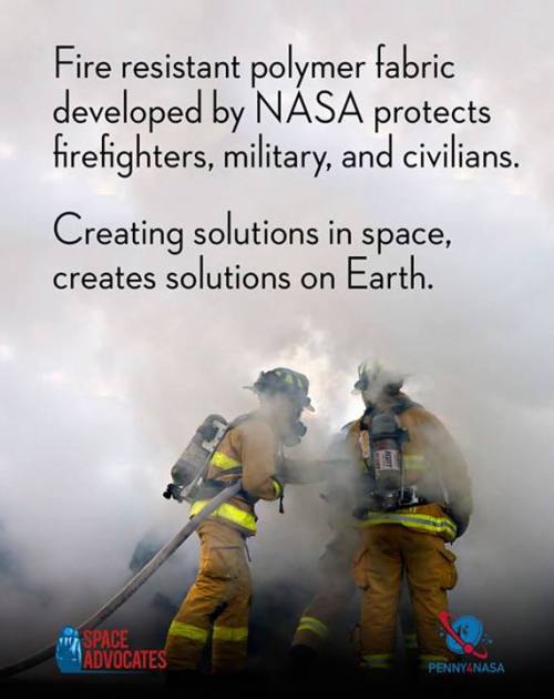 pennyfournasa: Creating solutions for space, creates solutions on Earth. Many of NASA’s s