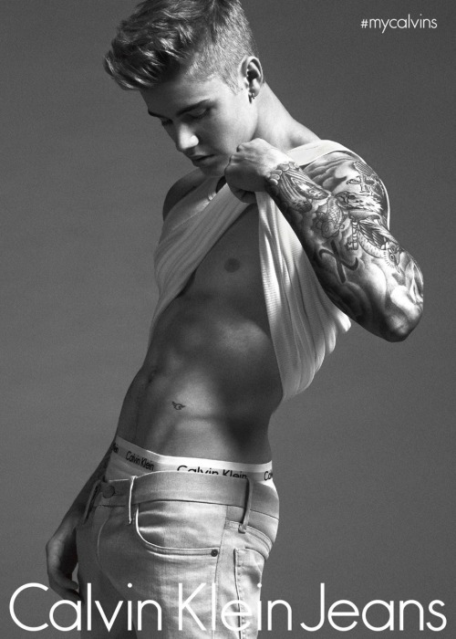XXX slavetc:  Justin Bieber in Calvin Klein underwear. photo