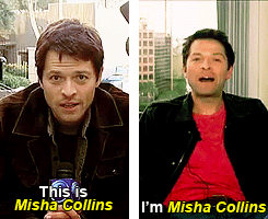 mishasminions:  drunkenwords:  Misha fucking Collins  BEST PICK UP LINE EVER 